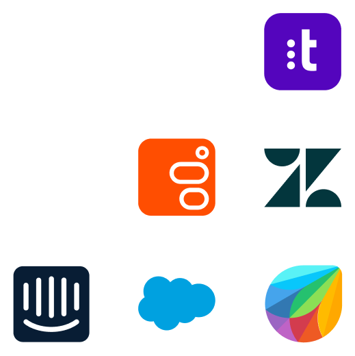 Supported CRM icons