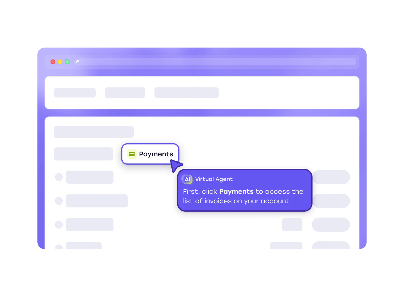 Customer and agent AI working together