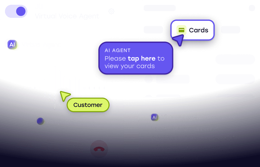 AI Agent and customer working together