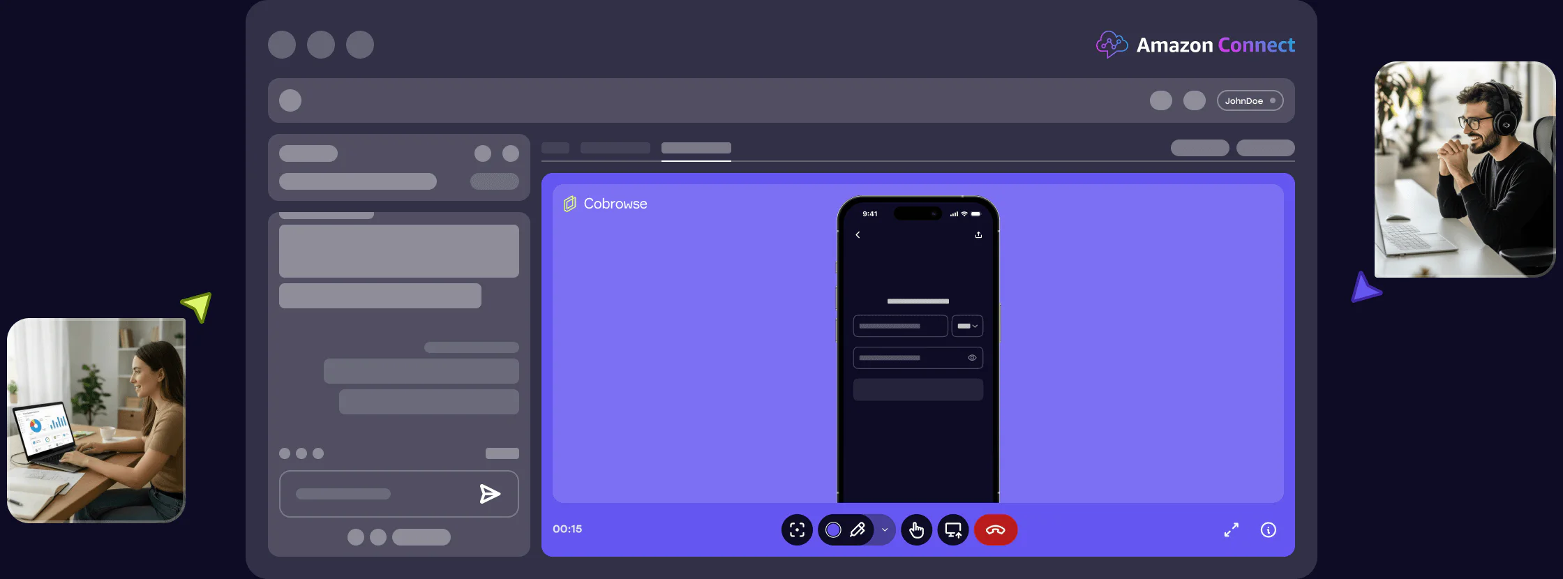 Cobrowse for Amazon Connect