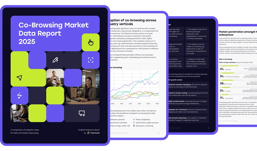 Co-browsing market overview report book pages